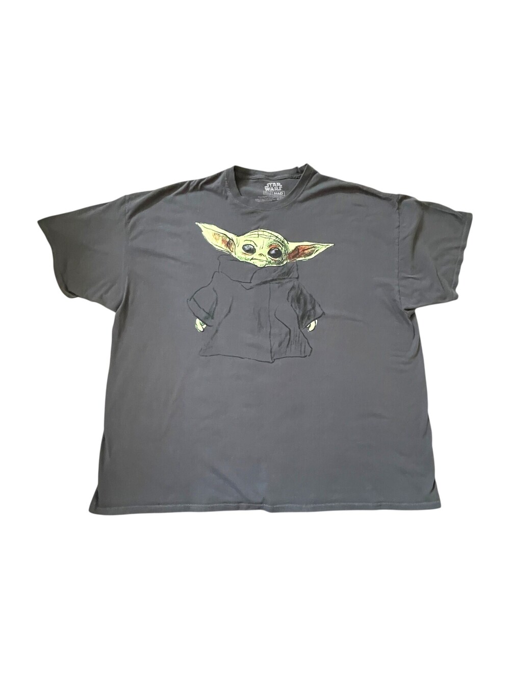 Star Wars Baby Yoda Grogu 3XL Gray T-shirt PLEASE READ!